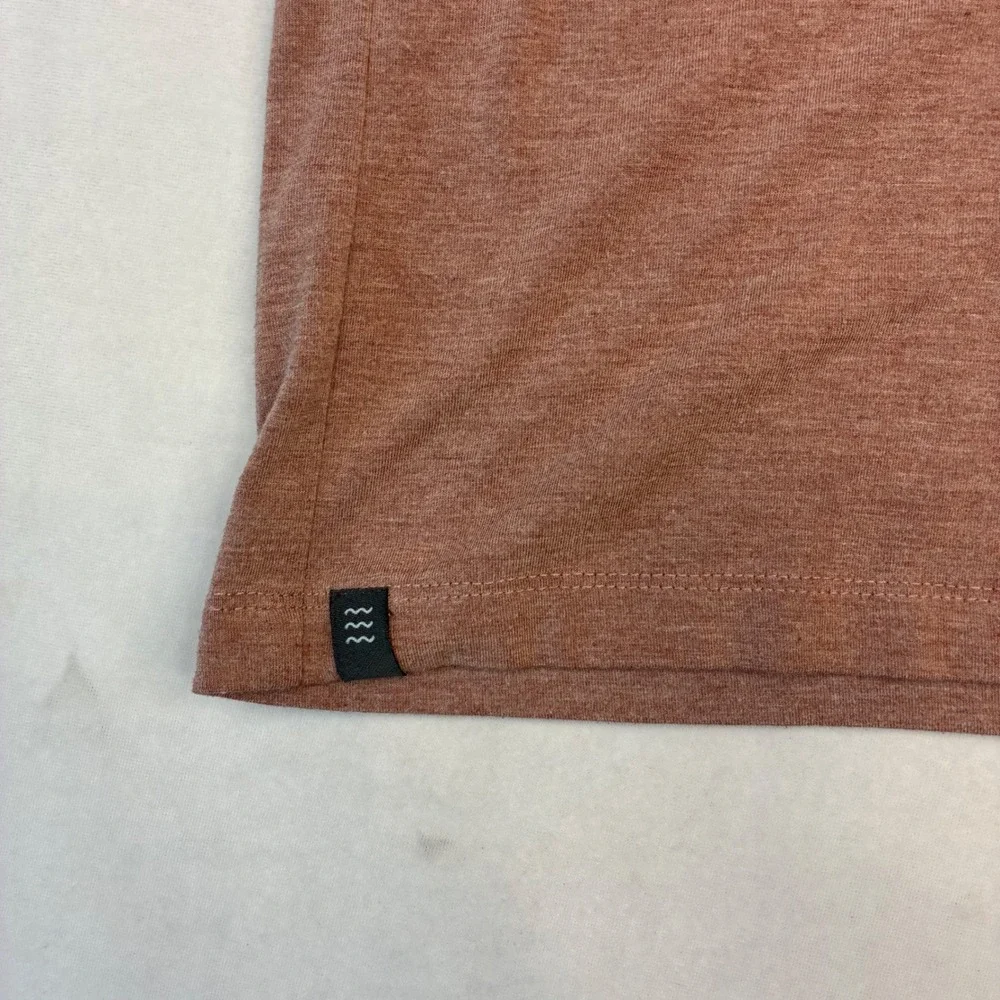 Free Fly Henley Shirt Mens XL Rust Performance Bamboo Long Sleeve Breathable Top